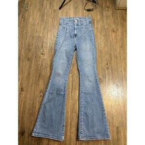 We the Free People Jayde Flare Jeans 28x34” High Rise Denim Bell Bottom Boho